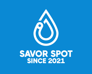 Modern Water Droplet  logo design