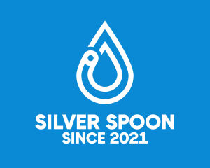 Modern Water Droplet  logo design