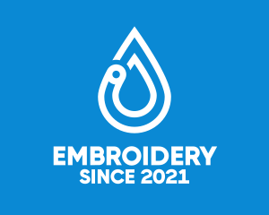 Modern Water Droplet  logo design