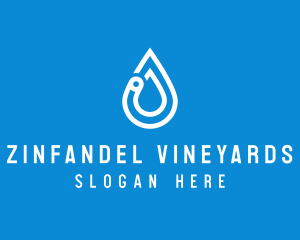 Modern Water Droplet  logo design