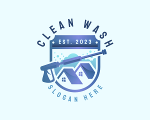 Power Wash Home Cleaning logo design