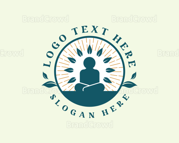 Nature Meditation Yoga Logo