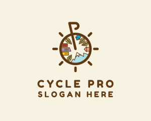 Cycling - Cycling Bike Travel logo design