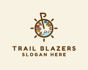 Cycling Bike Travel logo design