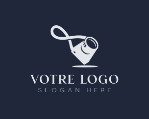 Vlogger - Film Camera Photographer logo design