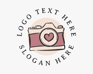 Love - Love Camera Photography logo design