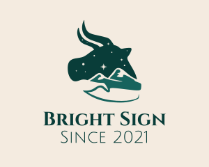 Sign - Taurus Astrology Sign logo design