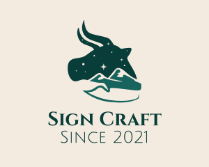 Sign - Taurus Astrology Sign logo design