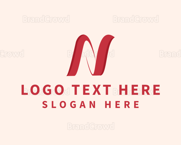 Stylish Boutique Letter N Logo