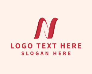 Stylish Boutique Letter N logo design