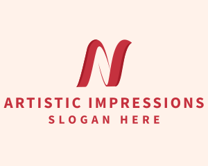 Stylish Boutique Letter N logo design