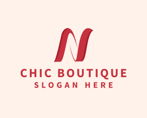 Stylish - Stylish Boutique Letter N logo design