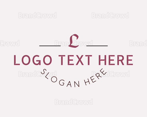 Luxury Minimal Store Logo