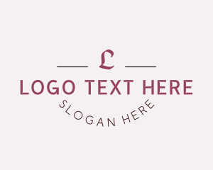 Photography - Luxury Minimal Store logo design