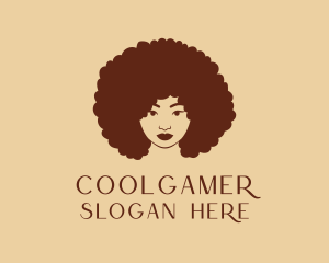 Afro Woman Hair Salon  Logo
