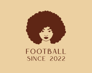Female - Afro Woman Hair Salon logo design