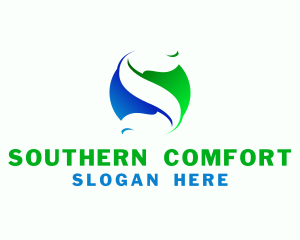 Environmental Company Letter S  logo design