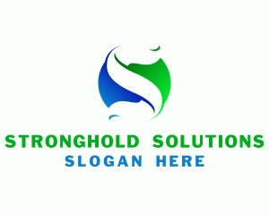 Environmental Company Letter S  logo design