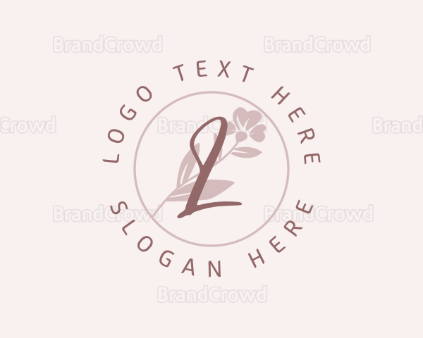 Floral Beauty Cosmetics Logo