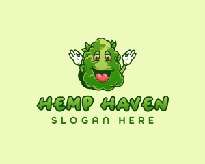 Cannabis Weed Marijuana logo design