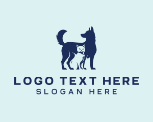 Pup - Veterinary Dog Cat logo design
