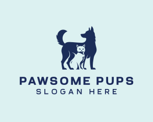 Veterinary Dog Cat logo design