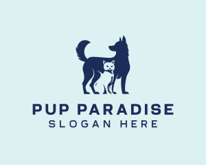 Veterinary Dog Cat logo design