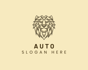 Geometric Animal Lion Logo