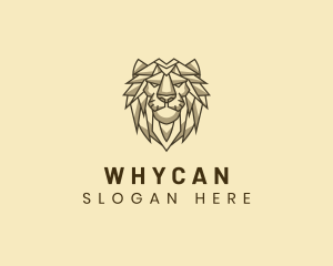 Geometric Animal Lion Logo