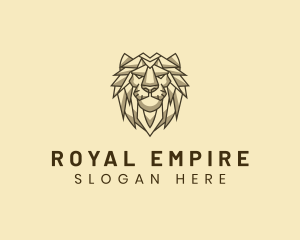 Empire - Geometric Animal Lion logo design