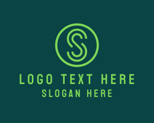 Dollar Sign - Simple Business Letter S logo design