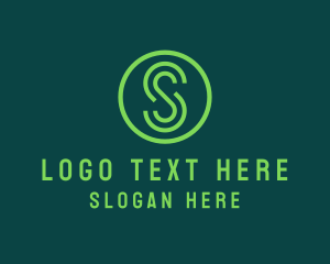 Stock Exchange - Simple Business Letter S logo design