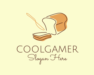 Sliced Bread - Food Bread Bakery logo design