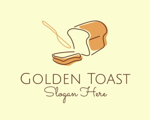 Toast - Food Bread Bakery logo design