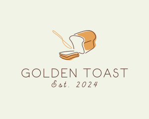 Toast - Food Bread Bakery logo design