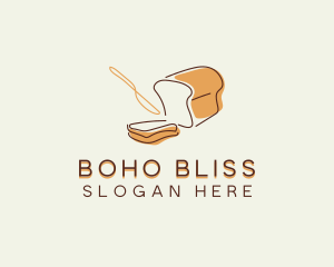 Food Bread Bakery logo design