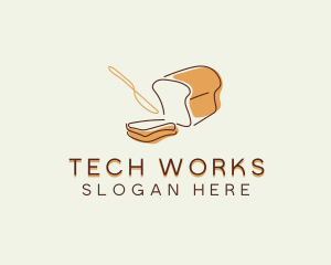 Food Bread Bakery logo design