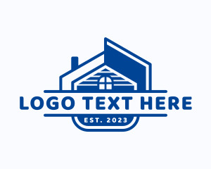 Real Estate Roofing  Logo