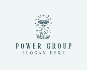 Mushroom Herbal Fungus Logo