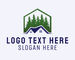 Rental - Cabin House Property logo design