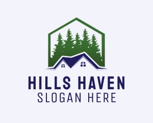 Cabin House Property  logo design