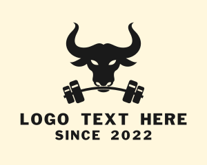 Weightlifting - Strong Bull Barbell logo design