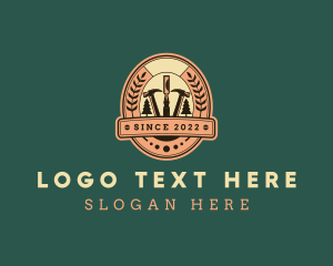 Hammer - Woodwork Hammer Chisel logo design