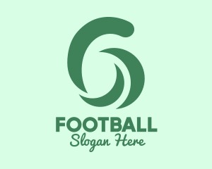 Green Spa Number 6 Logo