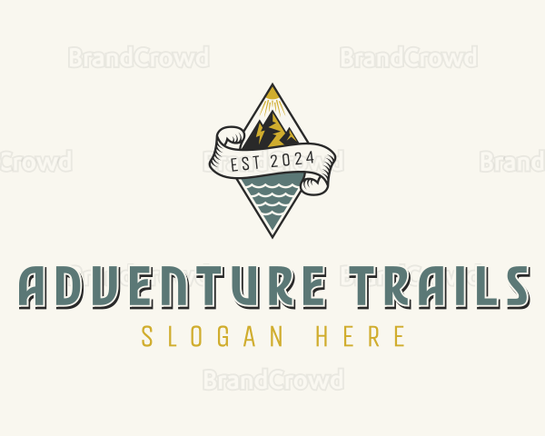 Mountain Adventure Hike Logo