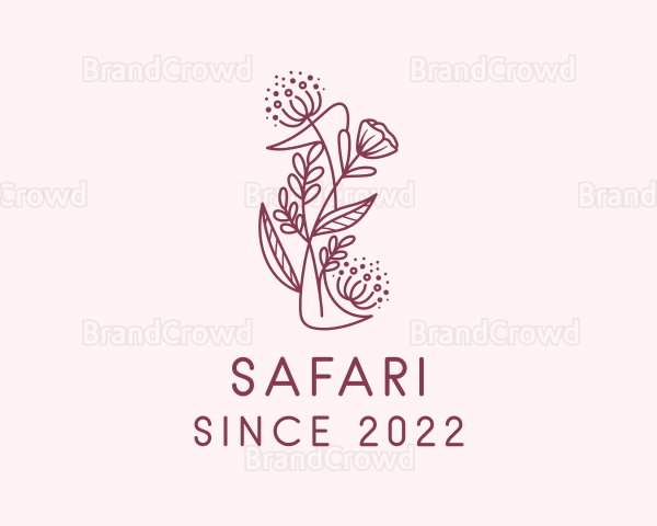 Floral Wellness Garden Logo