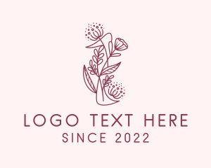 Perfume - Floral Wellness Garden logo design