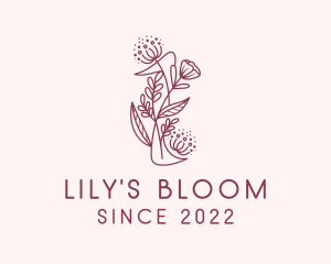 Lily - Floral Wellness Garden logo design