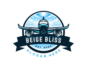 Airplane Travel Tour Plane logo design