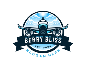 Airplane Travel Tour Plane logo design